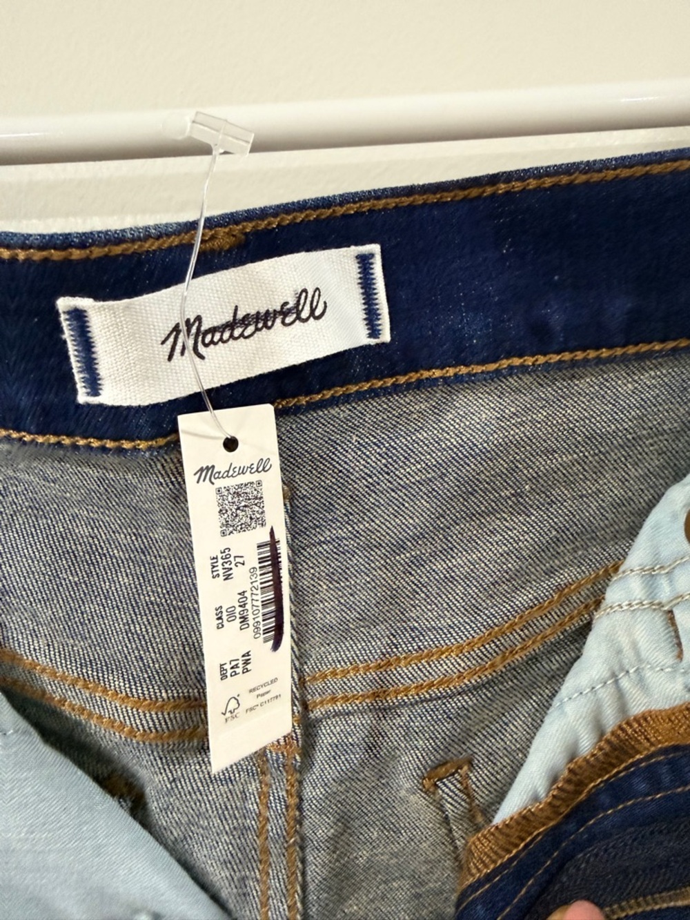 Madewell Perfect Vintage Wide Leg Jeans 27 Harvey Wash High Rise Stretch - Picture 9 of 13